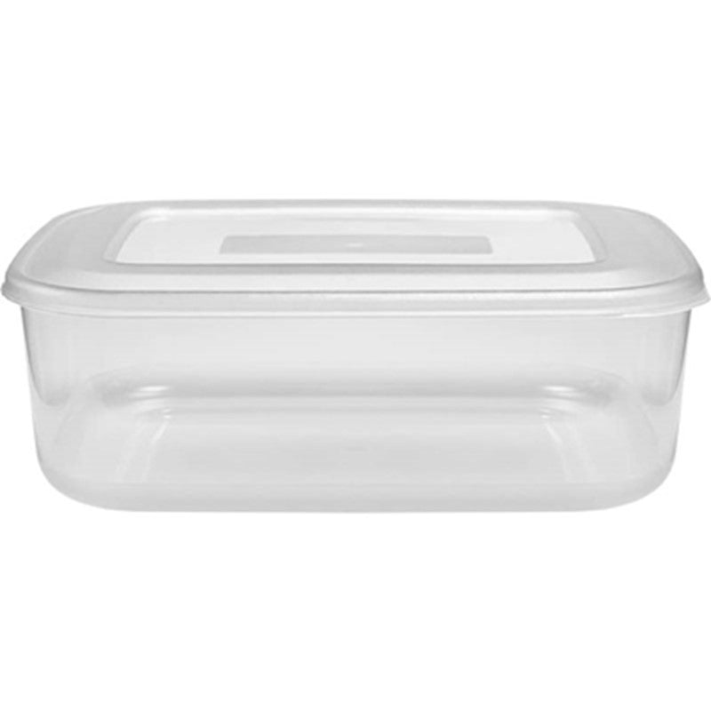4.5L Rectangular Food Container Clear Base & Lid