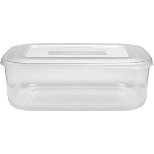 4.5L Rectangular Food Container Clear Base & Lid