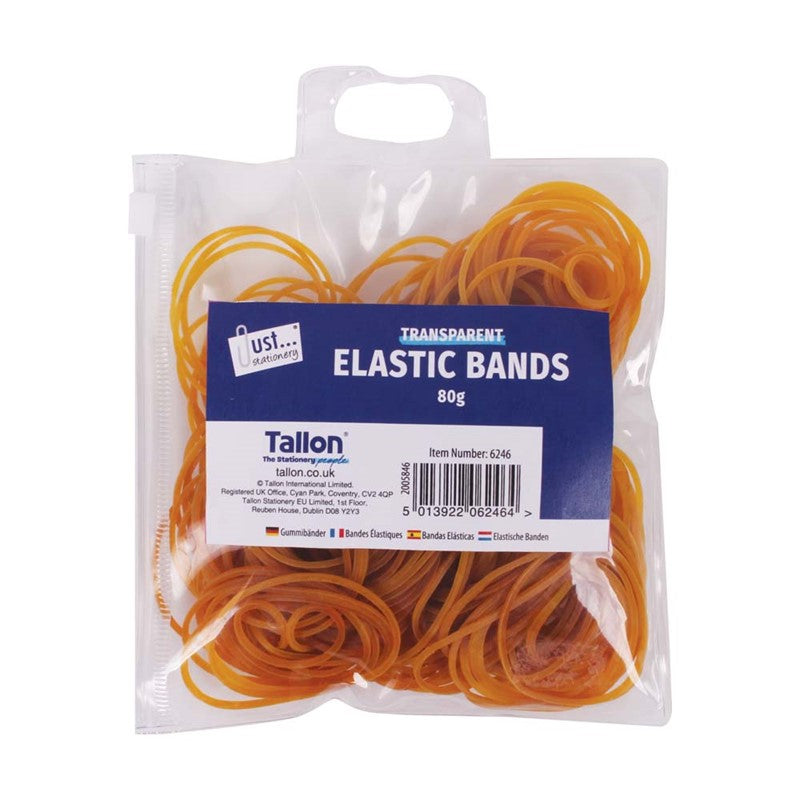 Transparent Elastic Bands 80g