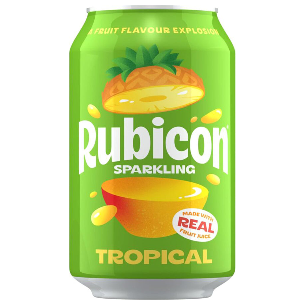 Rubicon Sparkling Tropical Juice Soft Drink 330ml