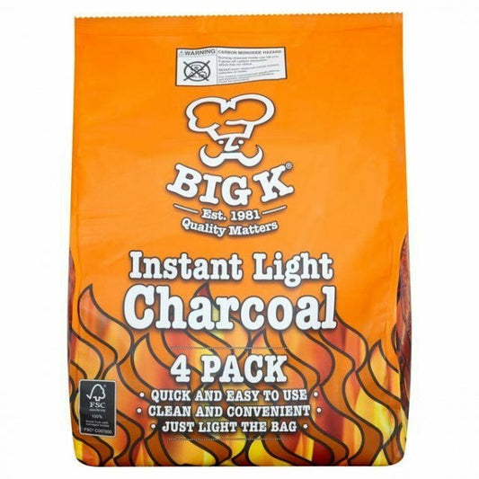 Big K Instant Light Charcoal 2.6 kg