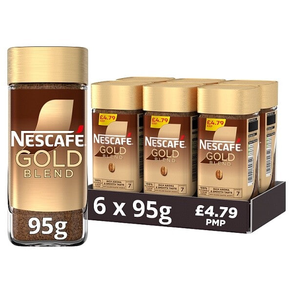 Nescafe Gold Blend Instant Coffee 6 x 95g PM£4.79