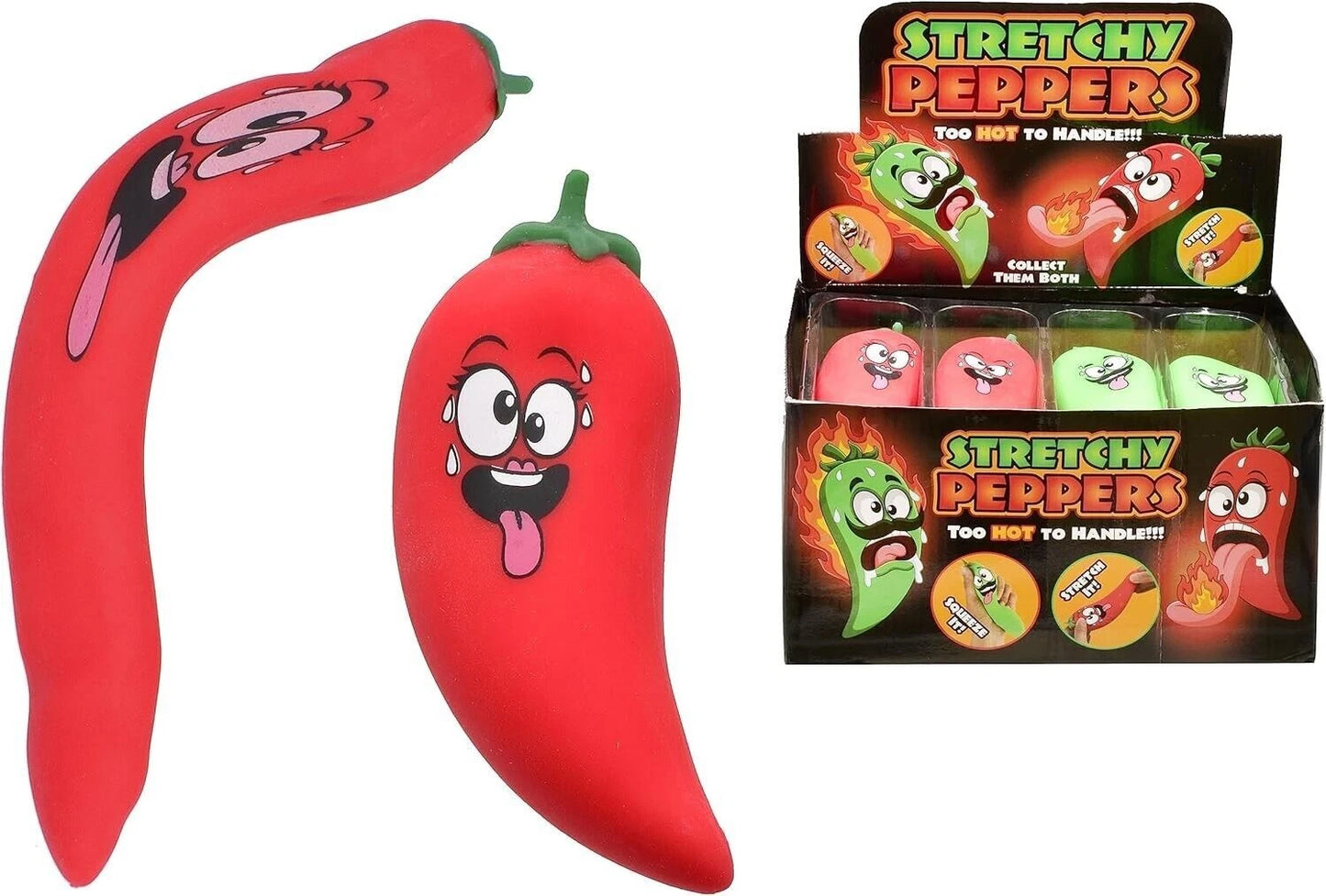 Stretchy Peppers In Display Box