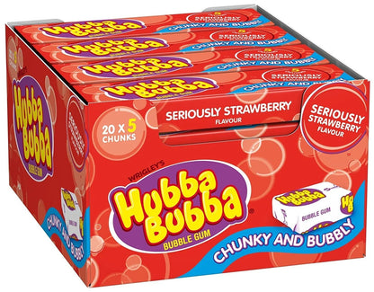 Hubba Bubba Strawberry Bubble Gum 35g