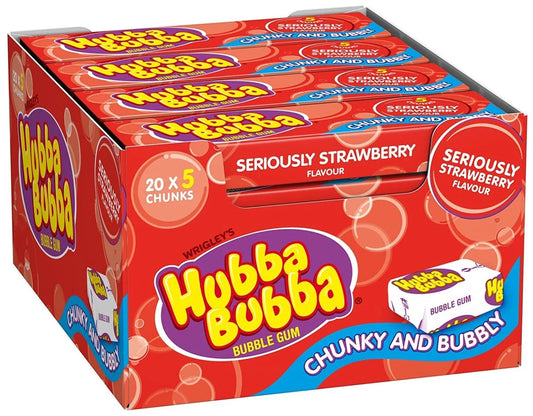 Hubba Bubba Strawberry Bubble Gum 35g