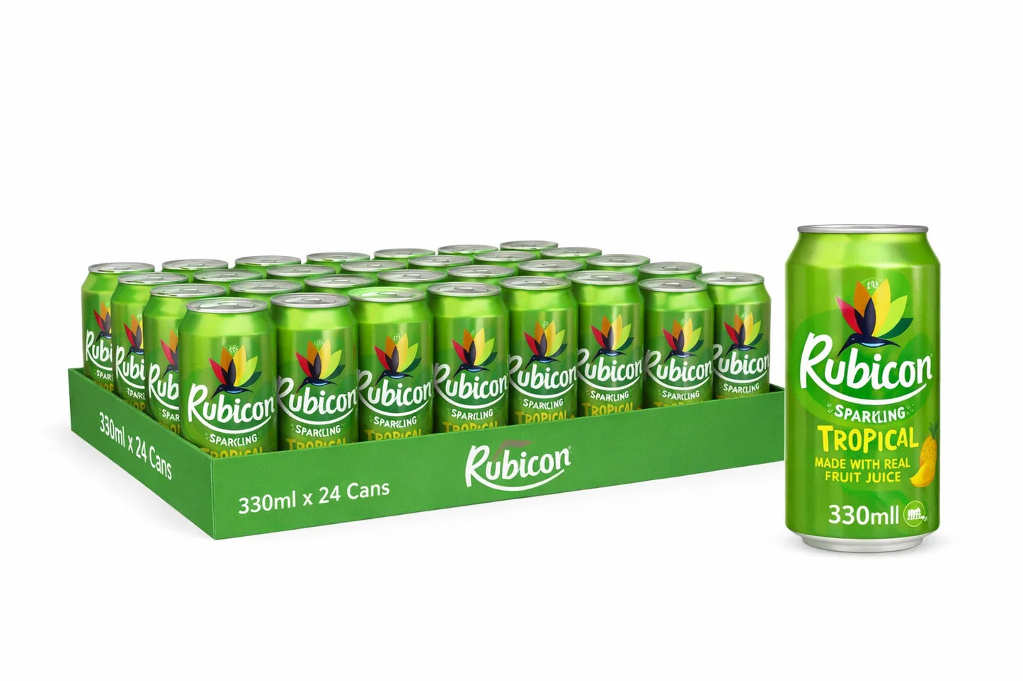 Rubicon Sparkling Tropical Juice Soft Drink 330ml