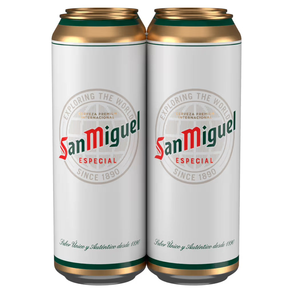 San Miguel Premium Lager Beer Cans 440ml