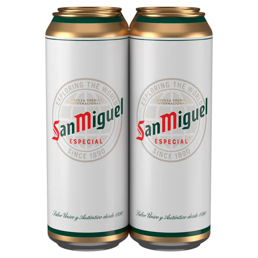 San Miguel Premium Lager Beer Cans 440ml