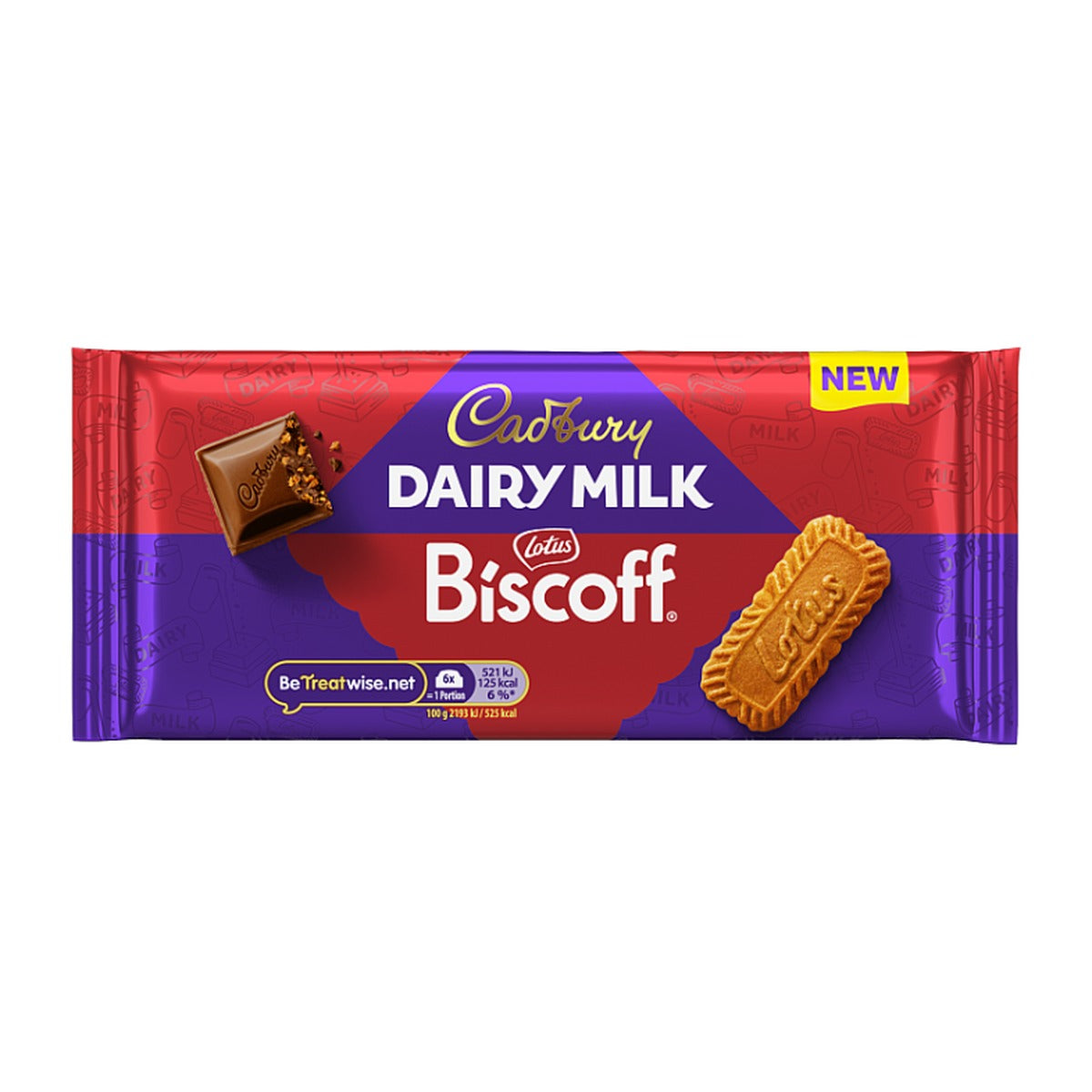 Cadbury Dairy Milk Biscoff Chocolate Bar 95g