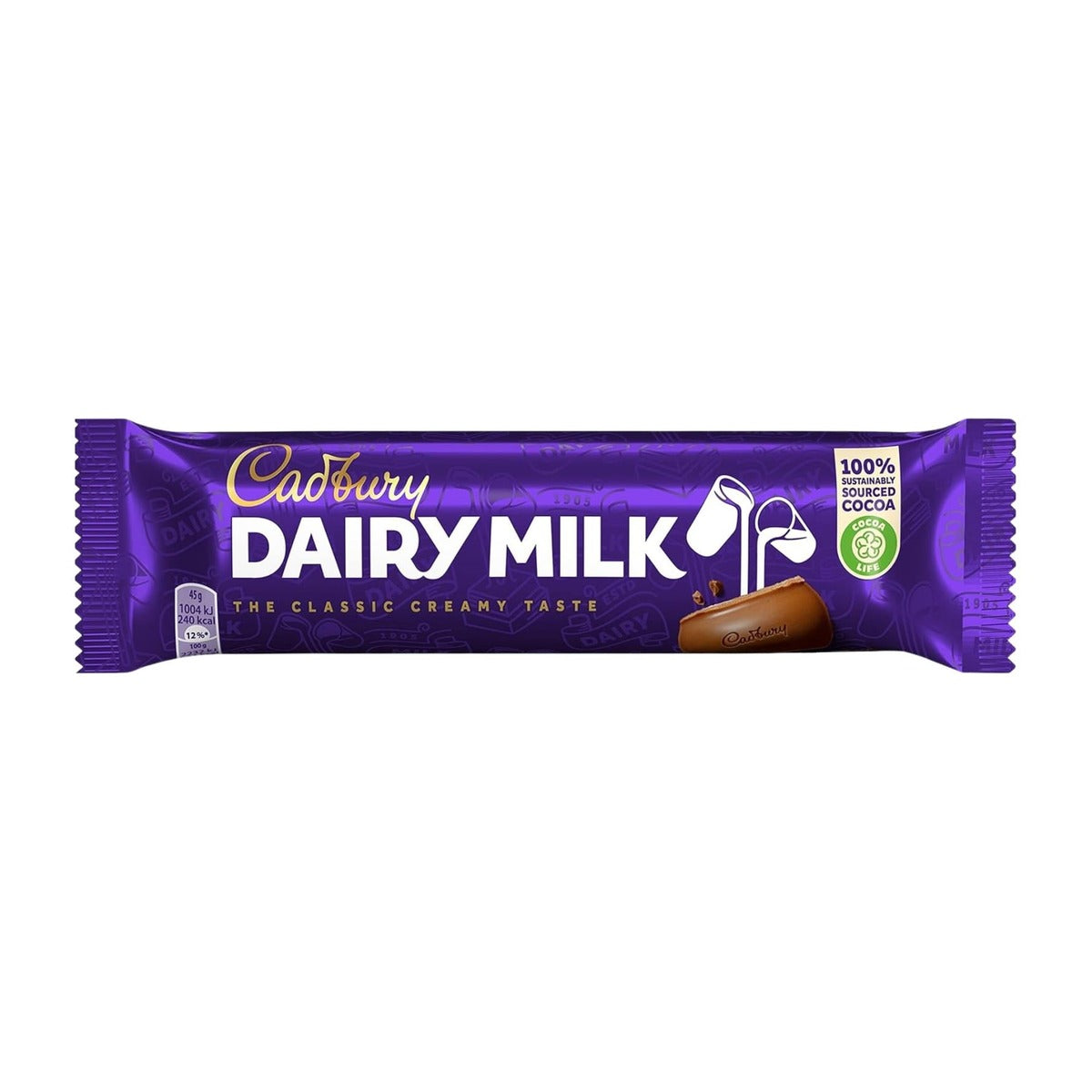 Cadbury Dairy Milk Chocolate Bar 45g