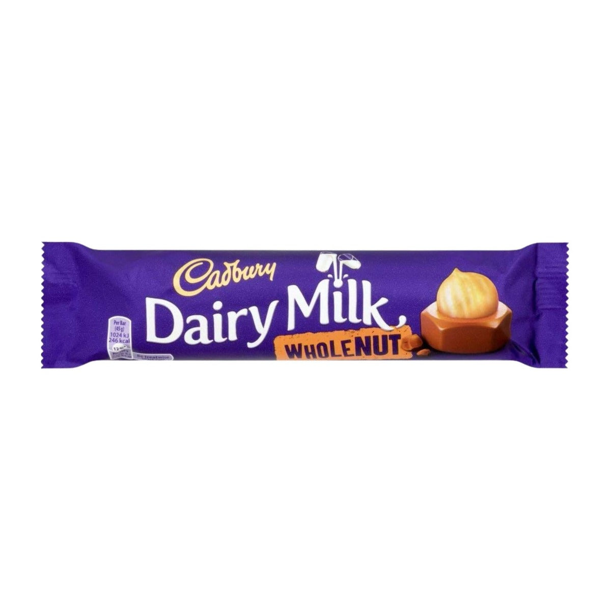 Cadbury Dairy Milk Wholenut Chocolate Bar 45g