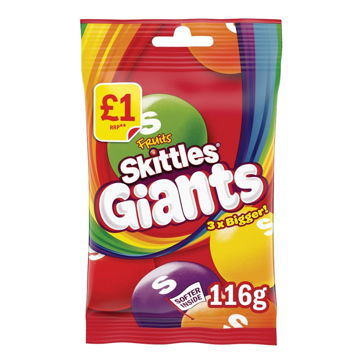 Skittles Giants Fruits 116g bag
