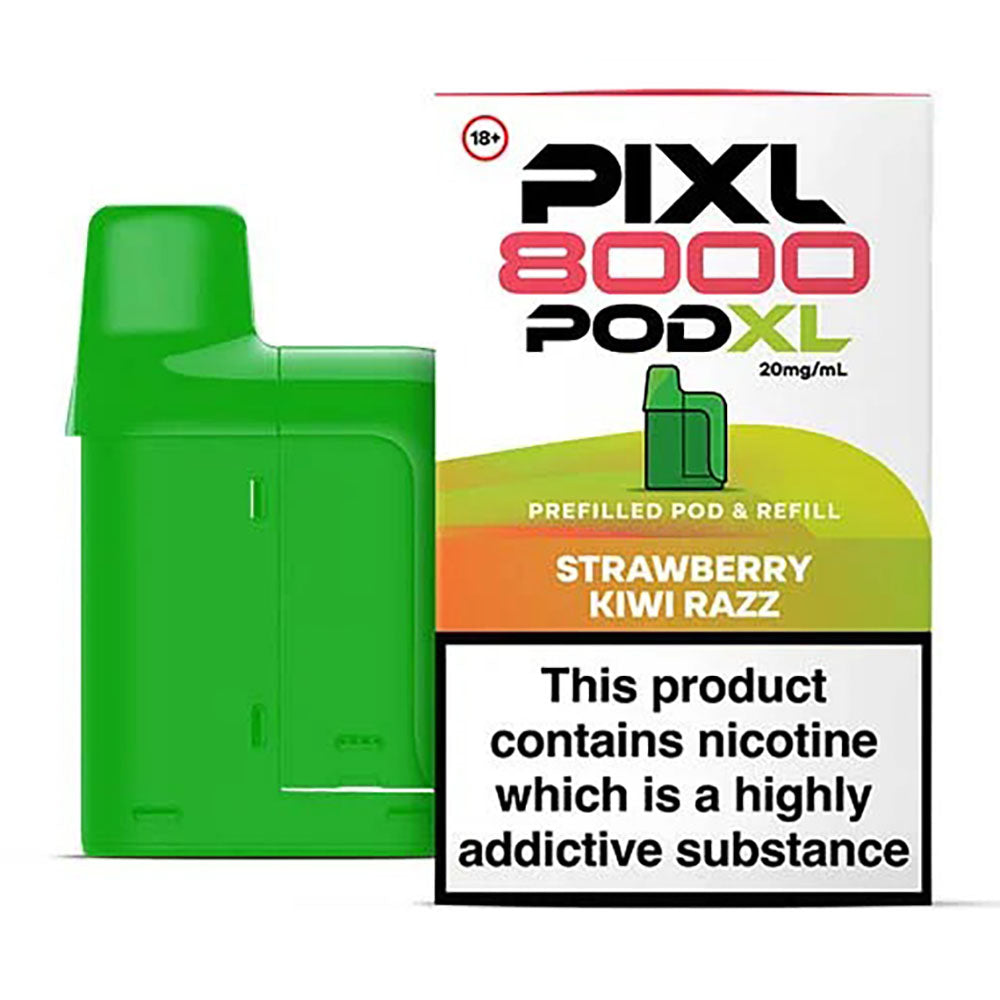 PIXL 8000 Prefilled Pods Strawberry kiwi razz