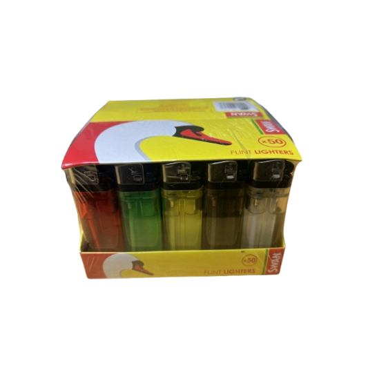 Swan Disposable Lighter 50 Pack