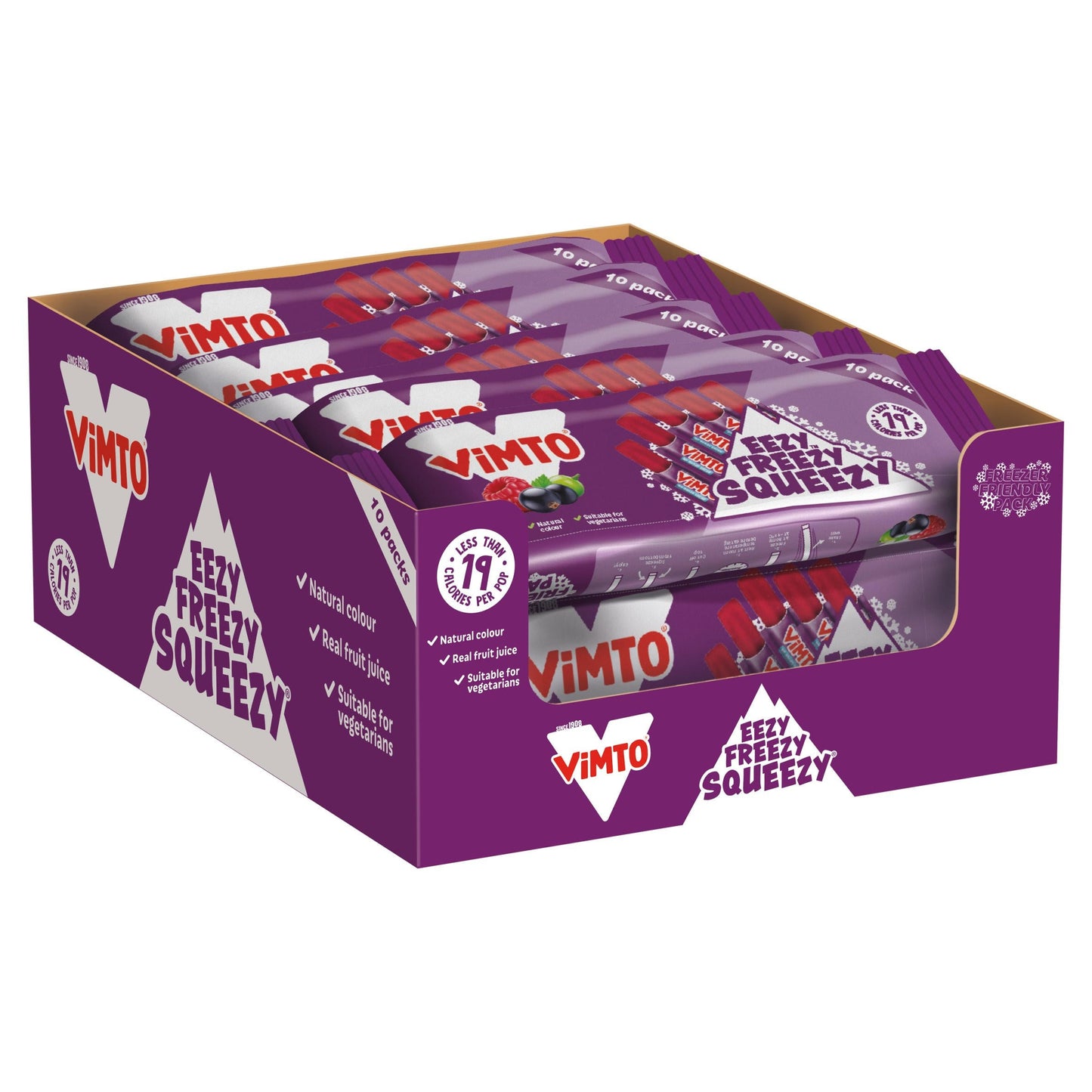 Vimto Eezy Freezy Squeezy Ice Pop 10 x 60ml