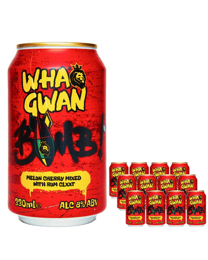 Wha Gwan Bomb Melon Cherry Mixed with Rum 330ml