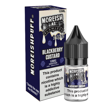 Blackberry Custard Nic Salt by Moreish Puff - Nic Salts UK
