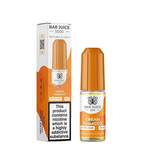Bar Juice 5000 Cream Tobacco 10ml Nic Salt