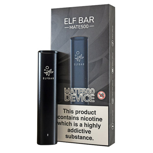 Elf Bar Mate 500 Pod Device - Black