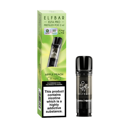 Elf Bar Elfa Pro Prefilled Pods 2pcs - Apple Peach