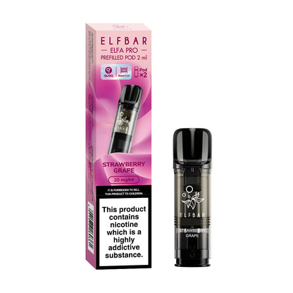 Elf Bar Elfa Pro Prefilled Pods 2pcs - Strawberry Grape