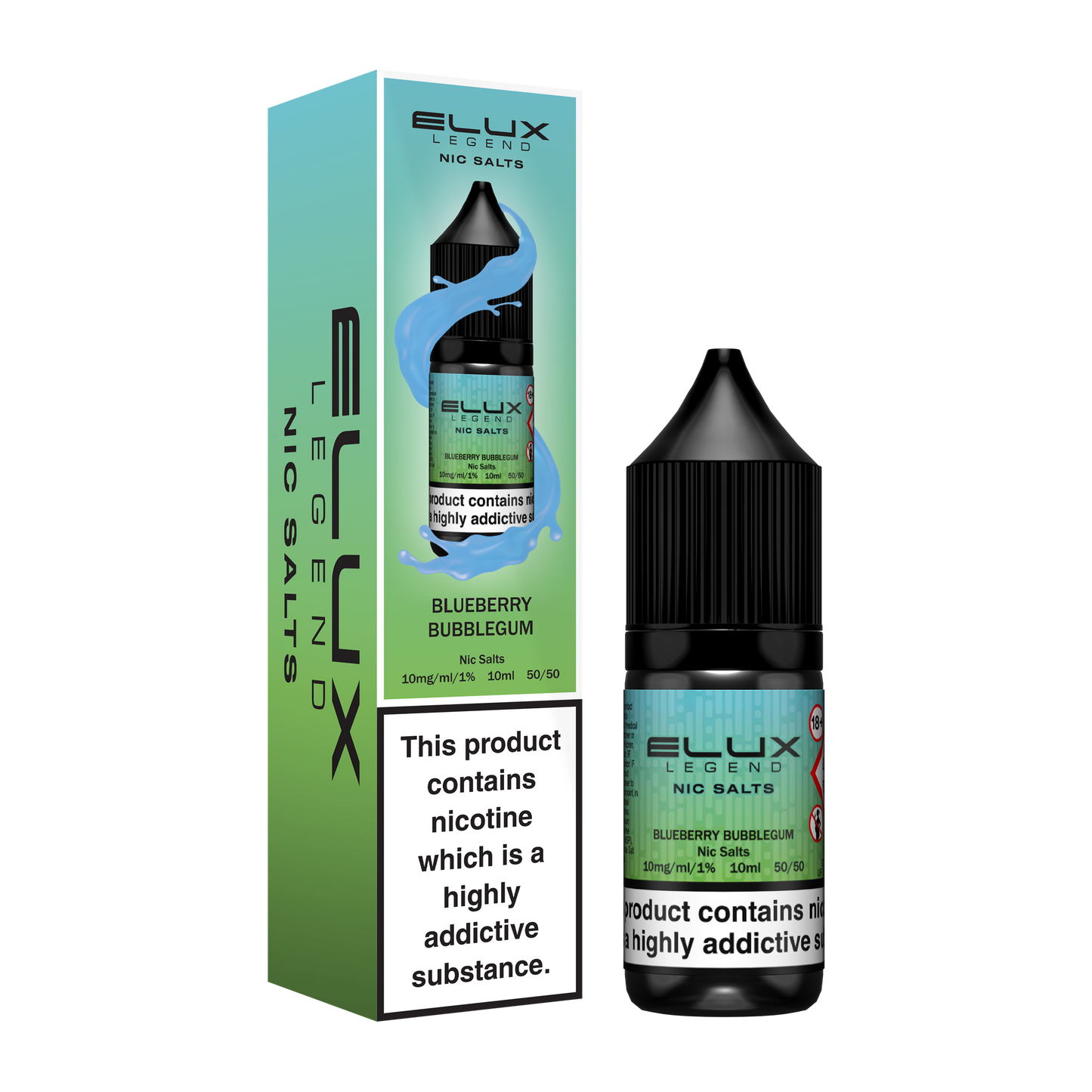 ELUX Legend Salts Blueberry Bubblegum 10ml Nic Salt