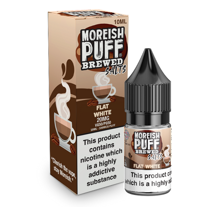 Moreish Puff Salts Flat White 10ml Nic Salt-20mg