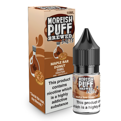 Moreish Puff Salts Maple Bar Donut 10ml Nic Salt-20mg