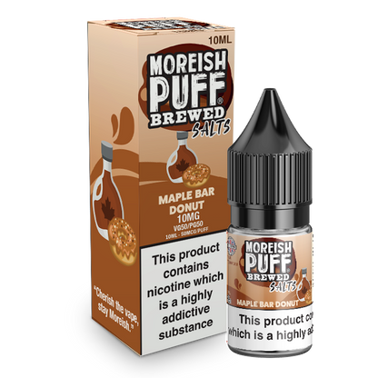 Moreish Puff Salts Maple Bar Donut 10ml Nic Salt-10mg