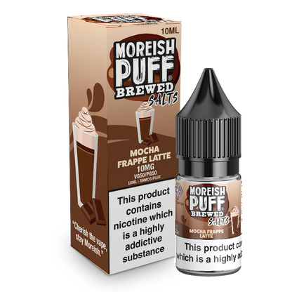 Moreish Puff Salts Mocha Frappe Latte 10ml Nic Salt-10mg