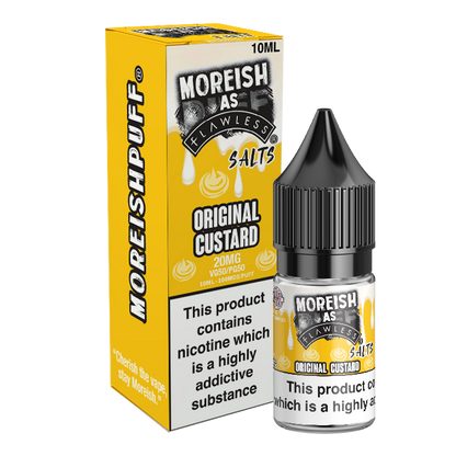 Original Custard Nic Salt by Moreish Puff - Nic Salts UK