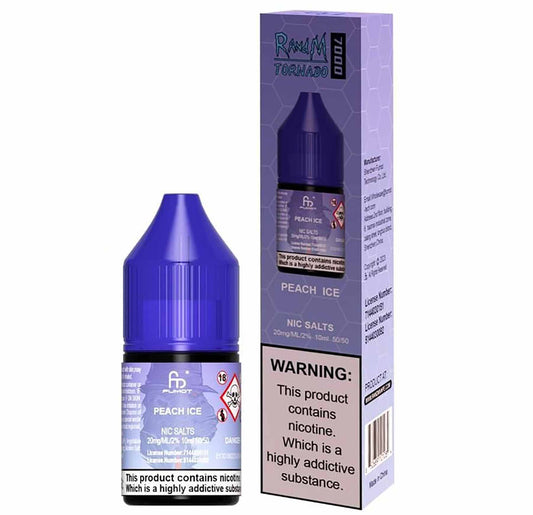 RandM 7000 Peach Ice 10ml Nic Salt