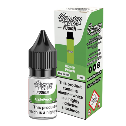 Ramsey Bar Fusion Apple Peach 10ml Nic Salt