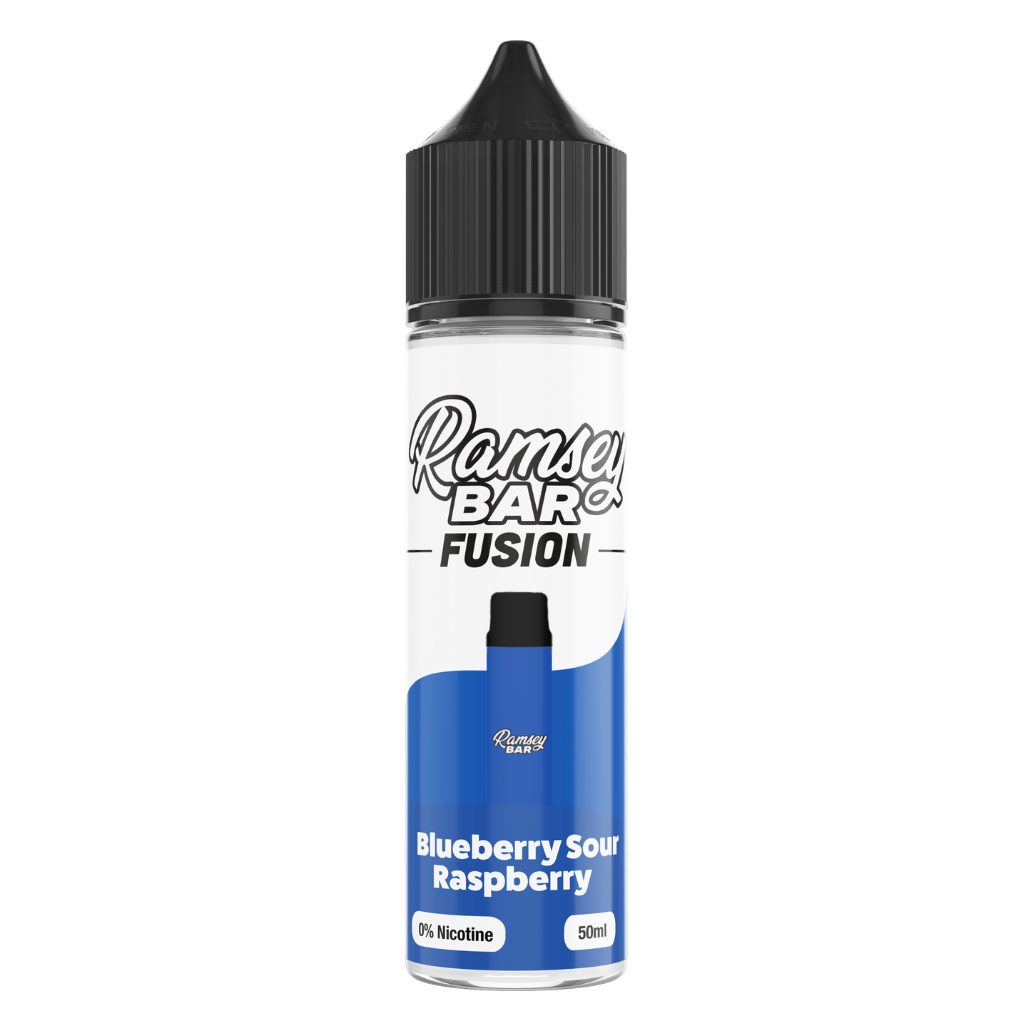 Blueberry Sour Raspberry E-Liquid by Ramsey E-Liquids - Short Fills UK