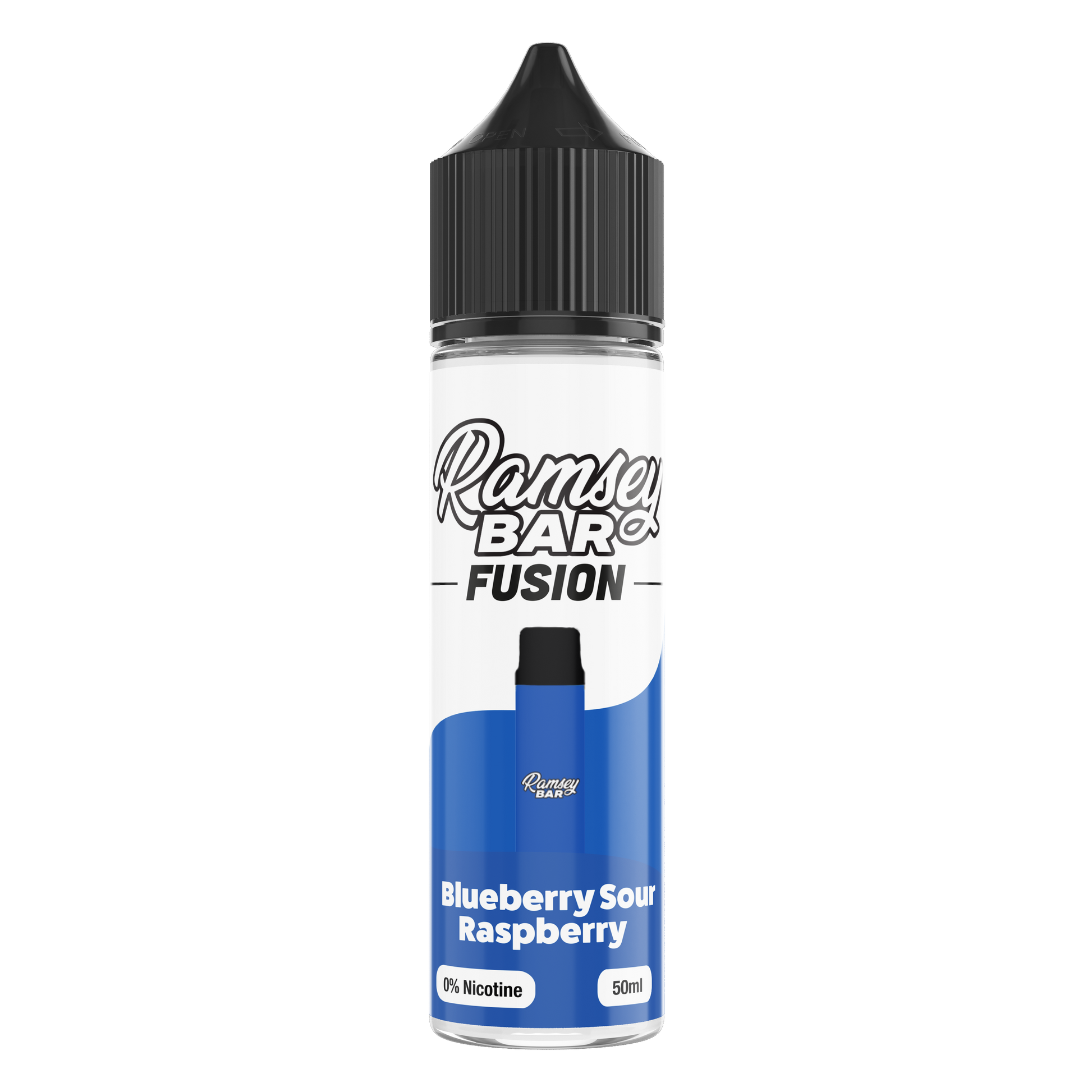 Blueberry Sour Raspberry E-Liquid by Ramsey E-Liquids - Short Fills UK