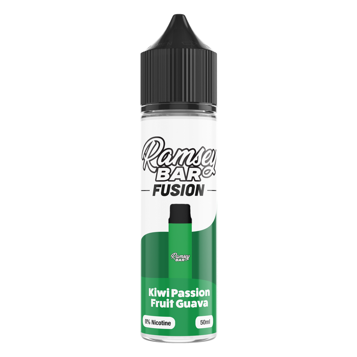 Kiwi Passion Fruit Guava E-Liquid by Ramsey E-Liquids - Short Fills UK