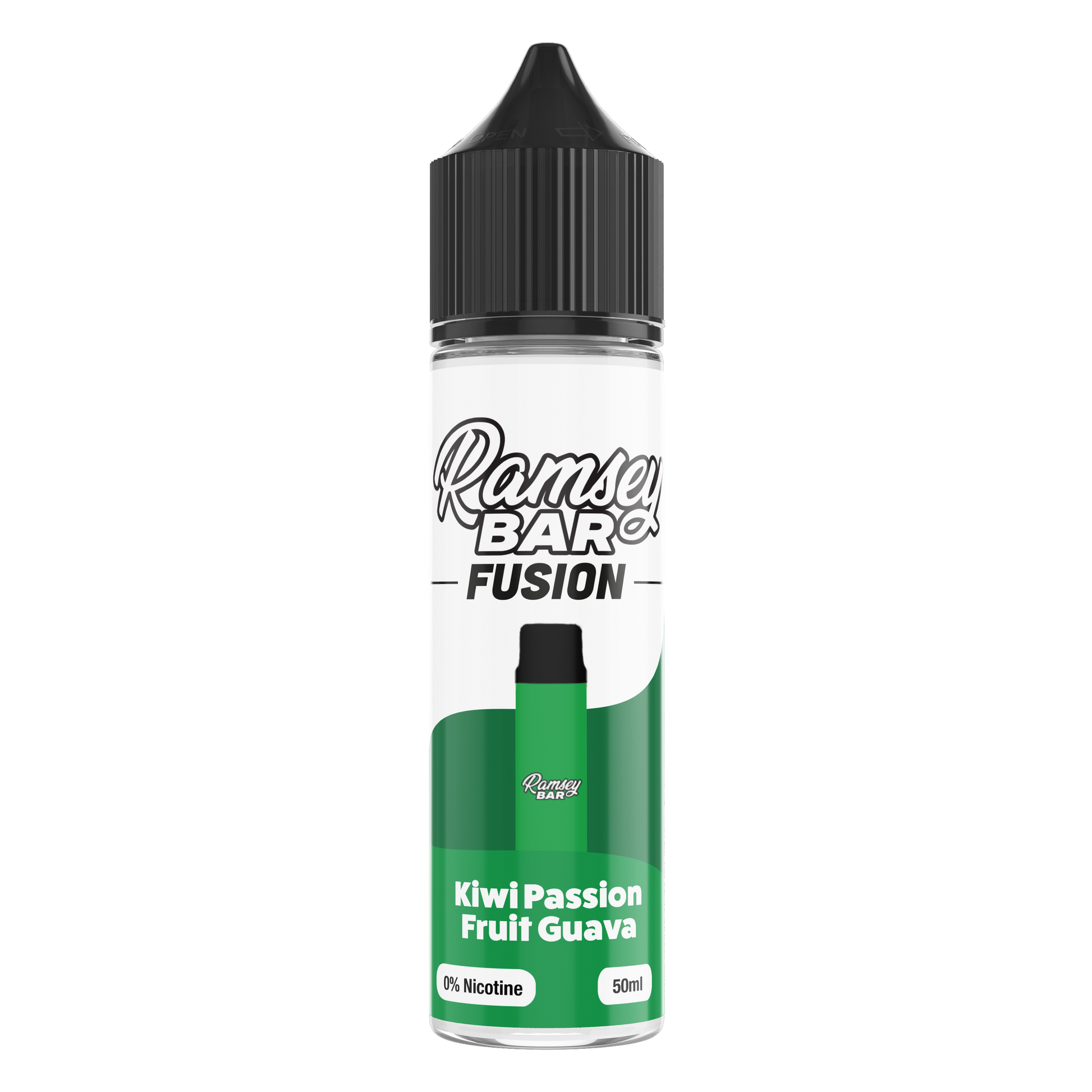 Kiwi Passion Fruit Guava E-Liquid by Ramsey E-Liquids - Short Fills UK